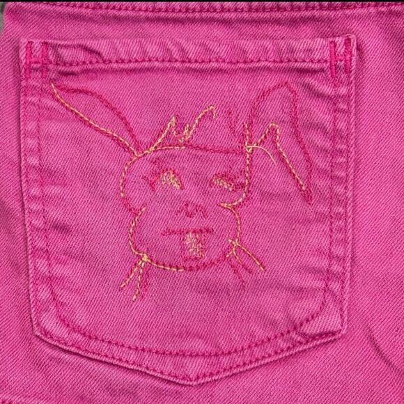 Citizens of Humanity Women's Jerome Dahan Skull & Bunny #912‎ Stretch Shorts 26 - Picture 3 of 6